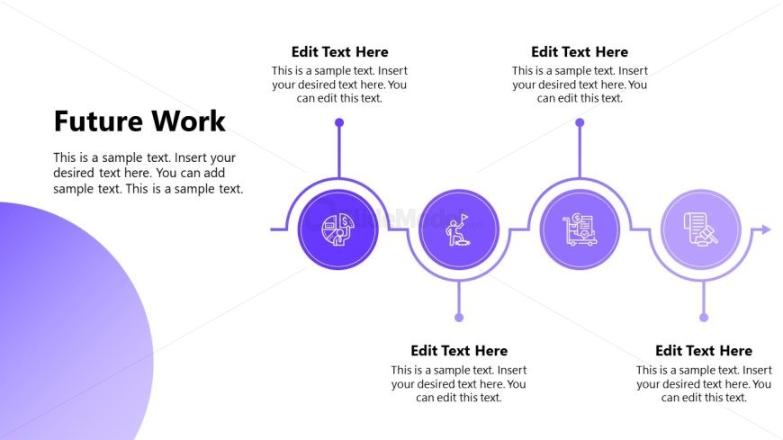 Process Diagram Infographics Slide