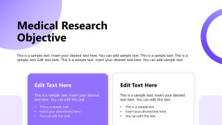 Editable Medical Research PPT Template