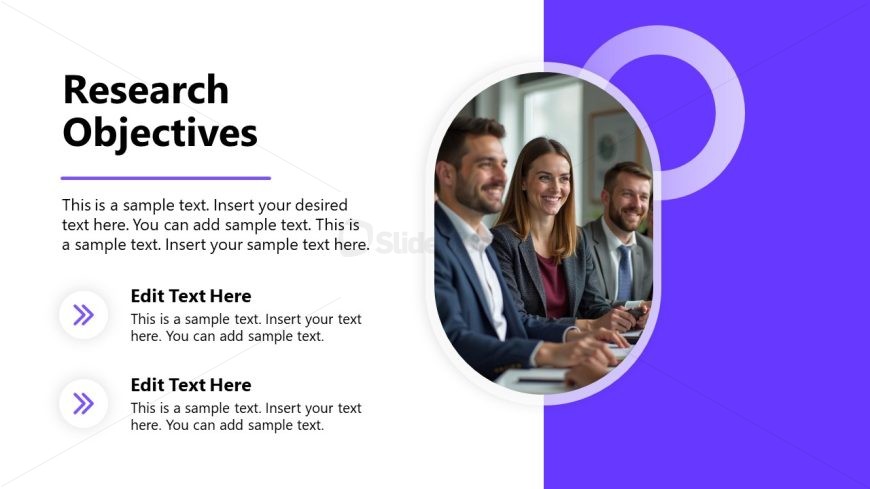 Educational Research Template Slide