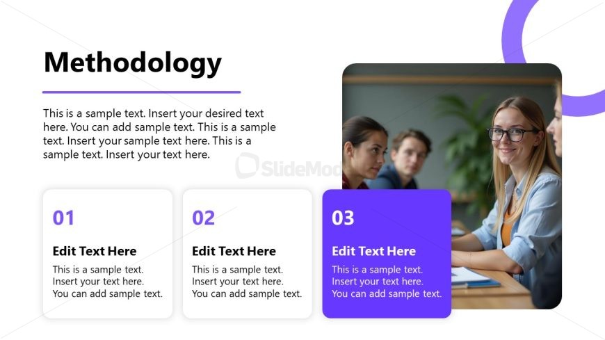 Educational Research Template PPT Slide