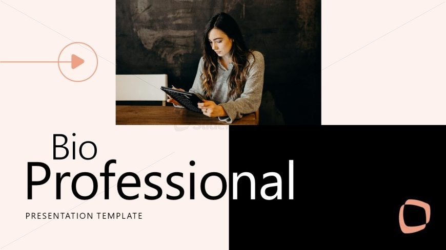 Professional Slide for Bio Showcase - PPT Template
