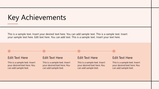 Key Achievements PPT Slide Template