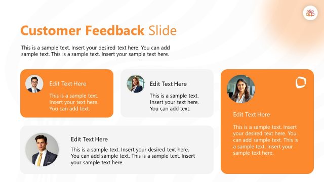 Customer Feedback Slide – Business Success Story Template