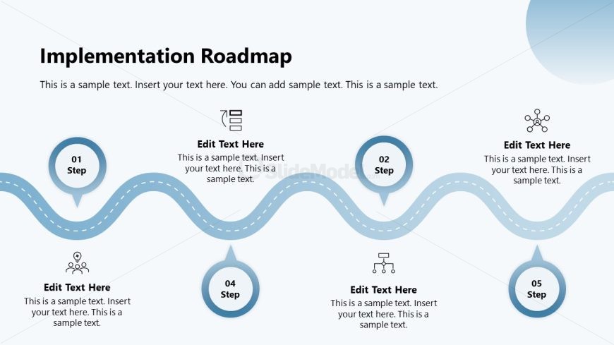 Step by Step Implementation Plan Template for PowerPoint