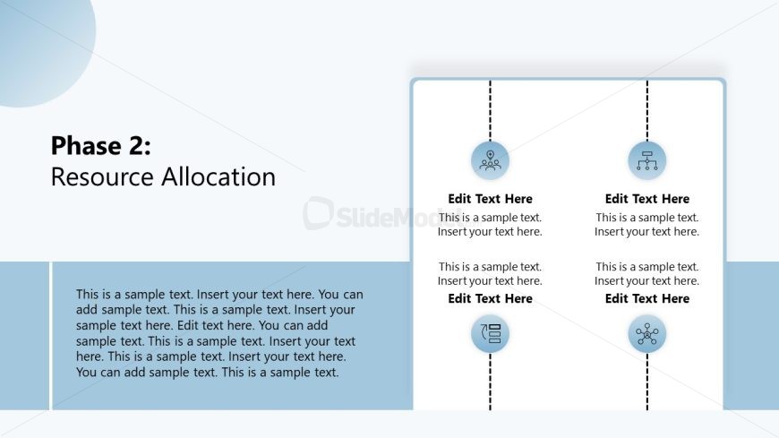 Step by Step Implementation Plan Template Slide