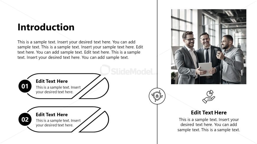 Company Value Proposition Template Slide for Introduction