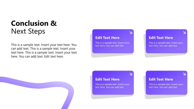 Conclusion & Next Steps PowerPoint Template