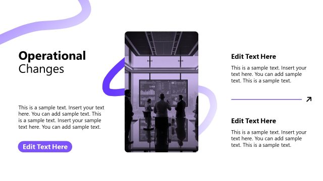 Operational Changes Slide – Business Restructuring Plan Template