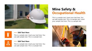 Mining Industry Slide PPT Template 
