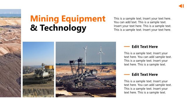 Mining Equipment & Technology Data Presentation