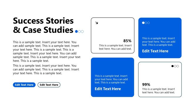 Success Stories & Case Studies Slide – Customer Success Playbook Template