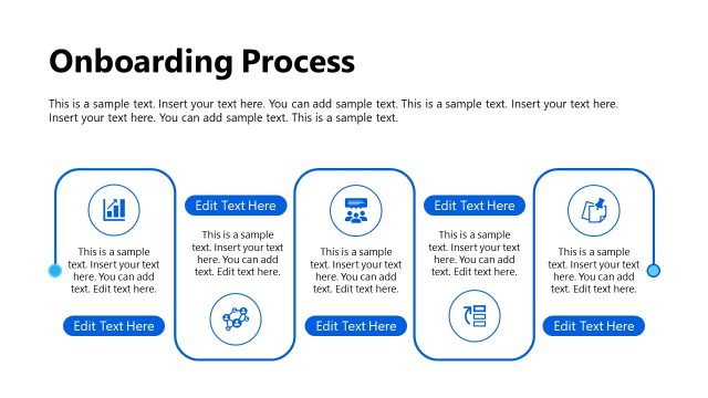 Editable Onboarding Process Diagram Infographics Slide