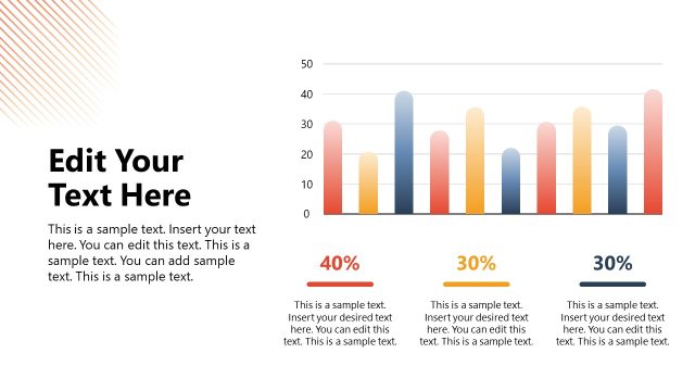 Multi-Colored Bar Chart – Survey Results Template