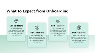 Customer Onboarding Template for Presentation  