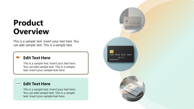 Product Overview Presentation Slide for Customer Onboarding Template