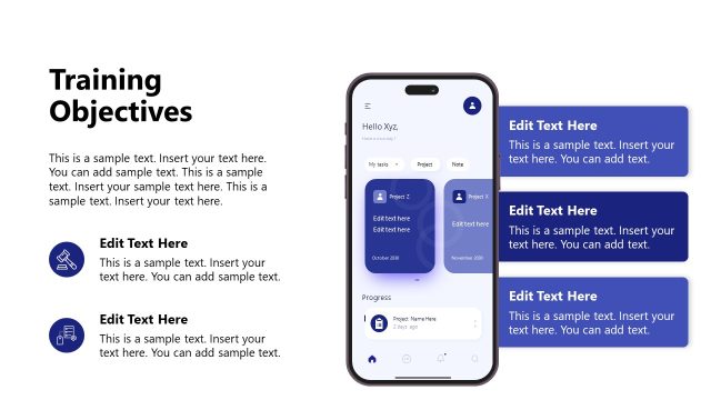 Training Objectives PPT Slide – Product Training Template