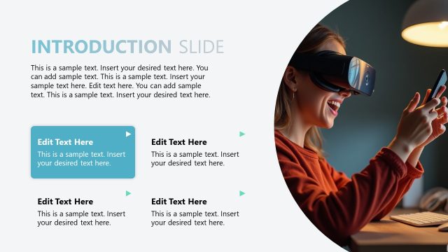 Slide for Introductory Presentation – Product Launch PPT Template