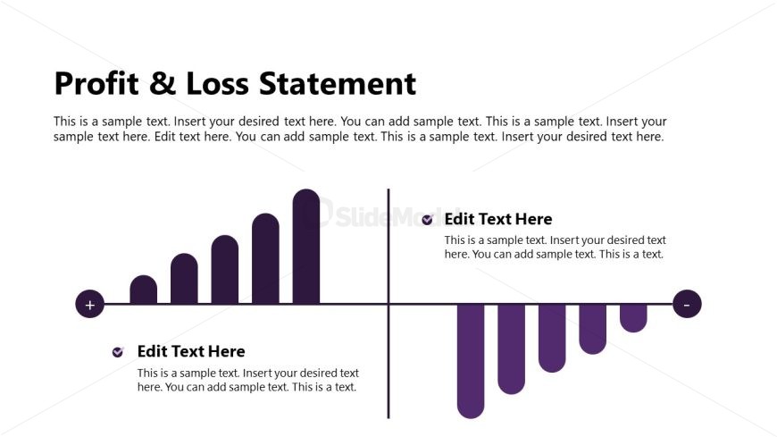 Financial Report Template Slide
