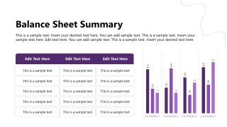 Financial Report Slide for PowerPoint 