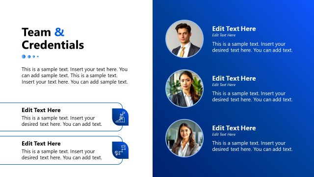 Team & Credentials Slide – Consulting Proposal Slide Template
