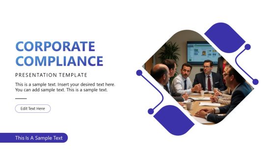 Editable Corporate Compliance PPT Template