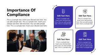 Corporate Compliance PPT Slide Template