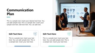 Communication Plan Slide - Project Kickstart Template 