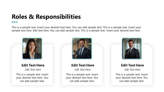 Roles & Responsibilities PPT Slide – Project Kickstart Template