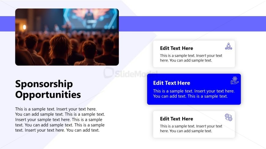 Modern Blocks Design Slide for Corporate Opportunities Discussion