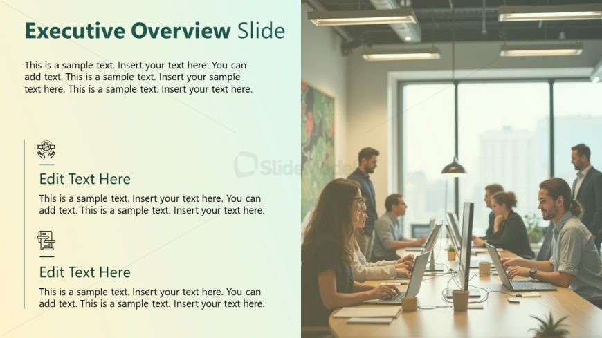 Corporate Health Snapshot Template for Presentation