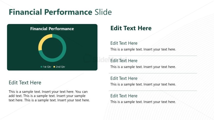 Corporate Health Snapshot Template Slide