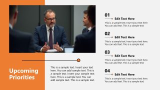 Business Leadership Summary PPT Layout 