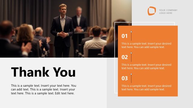 Thank You Slide – Business Leadership Summary Deck