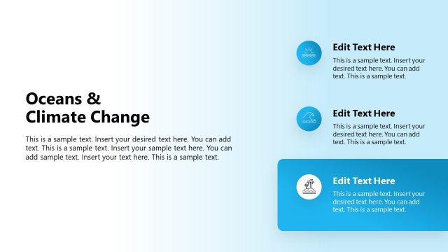 World Ocean Day Presentation Template Slide for Icon 3