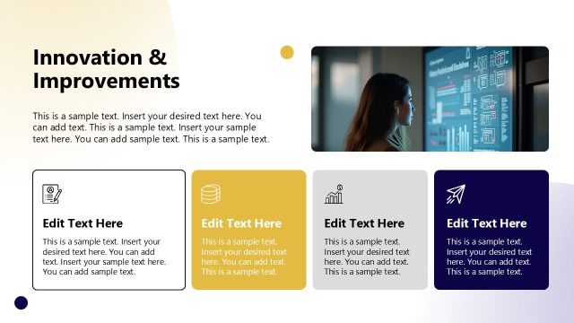 Innovation & Improvements – Self-appraisal Slide Template