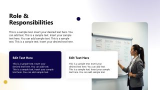 Self-appraisal PPT Template Slide for Roles Presentation 