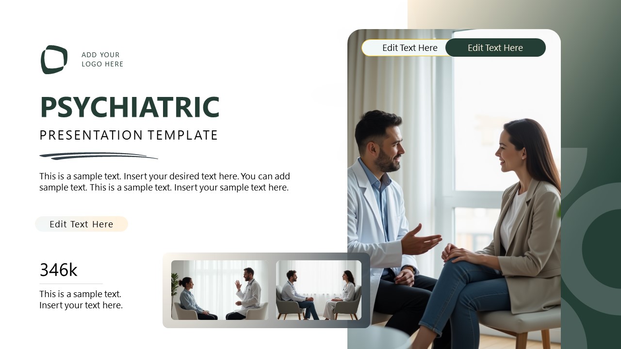 Editable Psychiatric PowerPoint Template