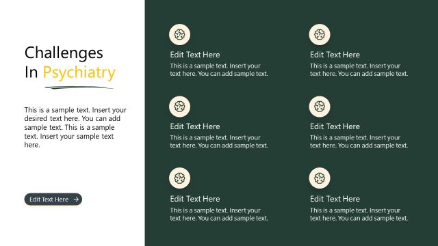 Challenges in Psychiatry Template for PowerPoint
