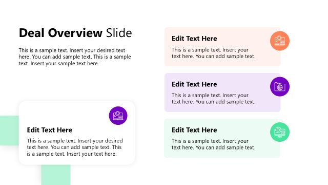Business Deal Overview Slide – Deal PPT Template
