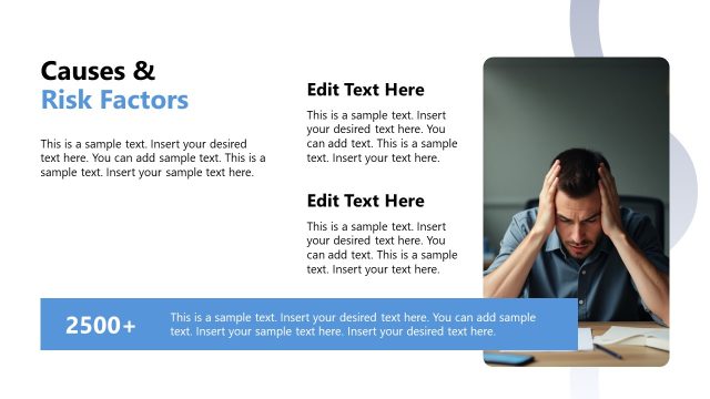 Causes & Risk Factors PowerPoint Slide – ADHD Template