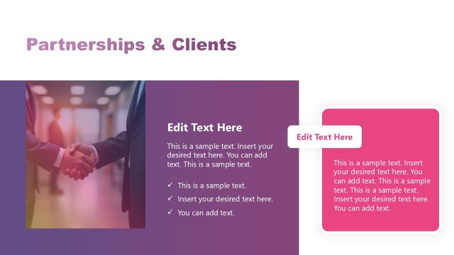 Partnerships & Clients Slide Template