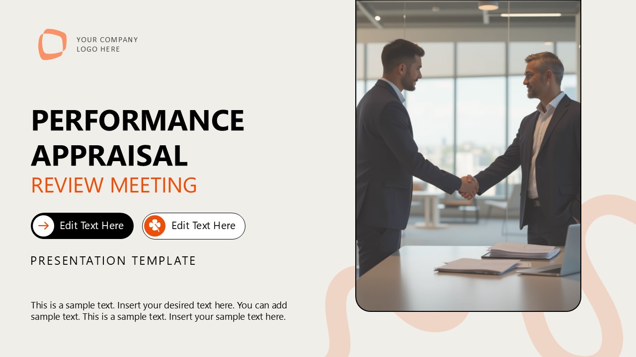 Editable Performance Appraisal PPT Template
