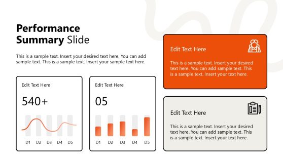 Performance Summary Slide Template