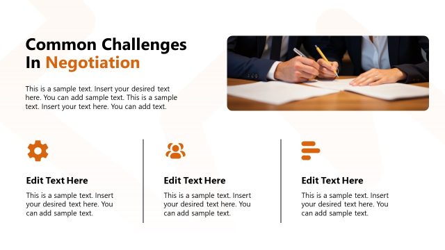 Common Challenges in Negotiation Presentation Slide