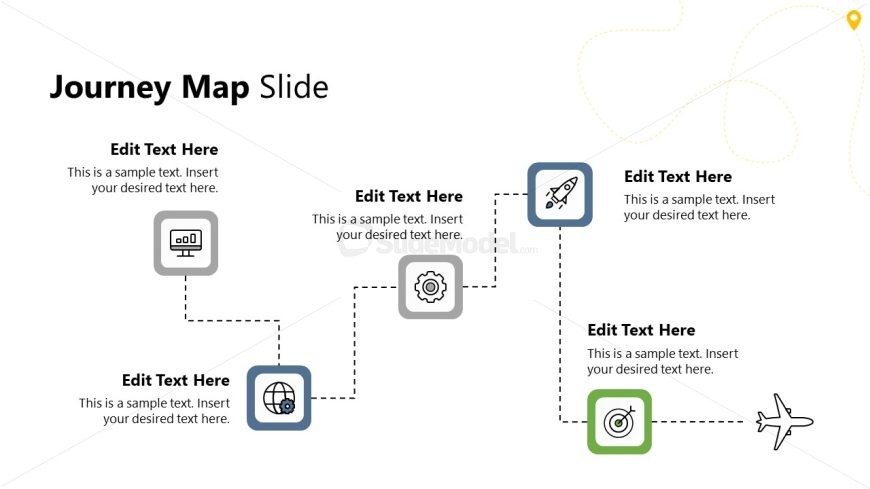 Journey Map Slide with Meaningful Icons