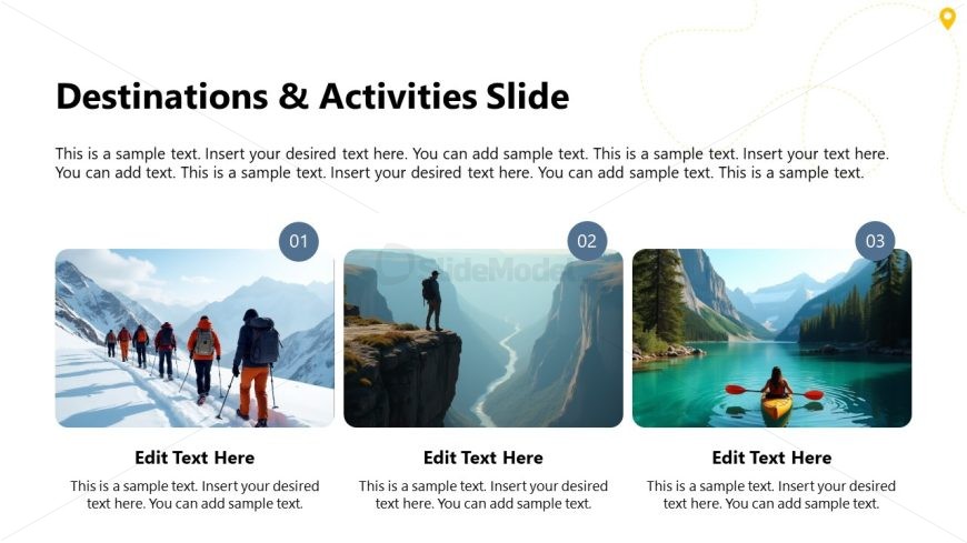Exciting Images Slide Template for Activities Discussion
