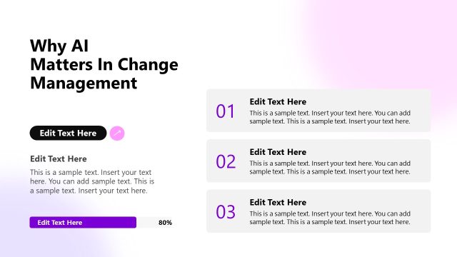 Why AI Matters in Change Management PPT Slide