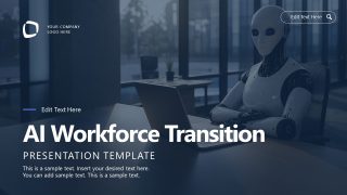 AI Workforce Transition Template for PowerPoint 