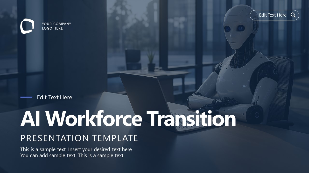 AI Workforce Transition Template for PowerPoint 