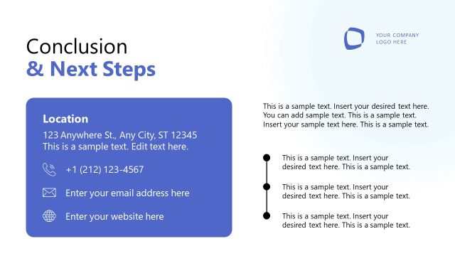 Conclusion & Next Steps – AI Workforce Transition PPT Template